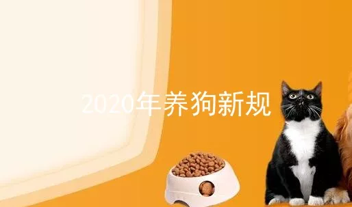 2020年养狗新规