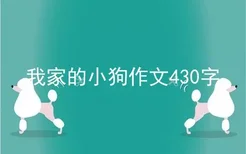 我家的小狗作文430字