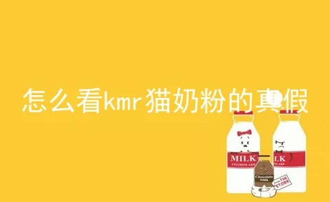 怎么看kmr猫奶粉的真假