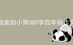 我家的小狗380字四年级作文