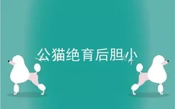 公猫绝育后胆小