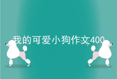 我的可爱小狗作文400