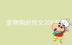 宠物狗的作文200左右