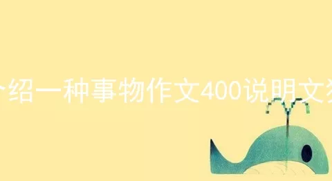 介绍一种事物作文400说明文猫