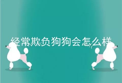 经常欺负狗狗会怎么样