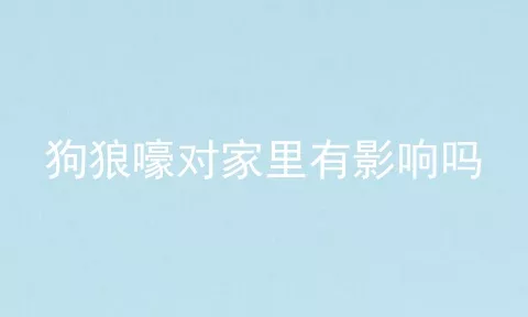 狗狼嚎对家里有影响吗