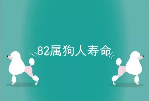 82属狗人寿命