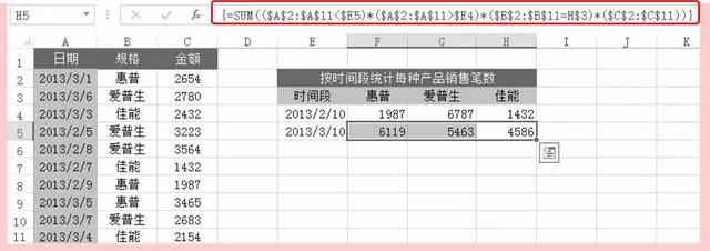 excelsum函数用法大全（Excel数学函数SUM函数详解）(6)