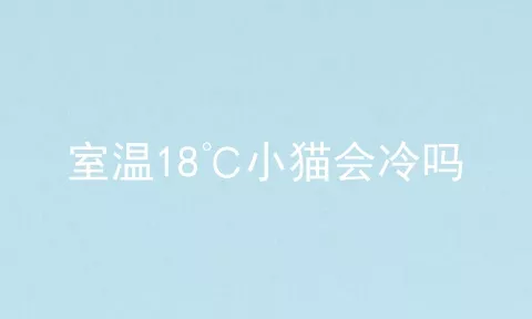 室温18℃小猫会冷吗