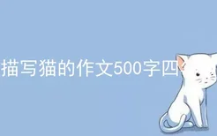 描写猫的作文500字四年级