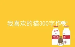 我喜欢的猫300字作文