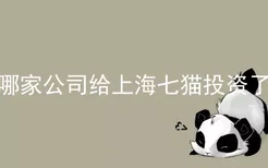 哪家公司给上海七猫投资了