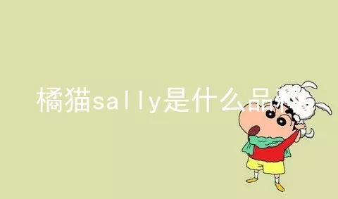 橘猫sally是什么品种