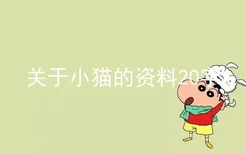 关于小猫的资料20字