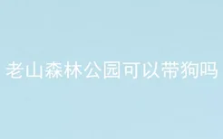 老山森林公园可以带狗吗