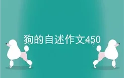 狗的自述作文450