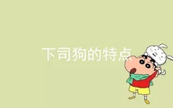 下司狗的特点