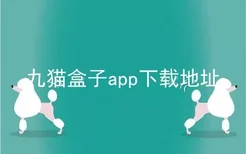 九猫盒子app下载地址