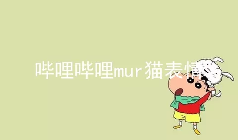 哔哩哔哩mur猫表情