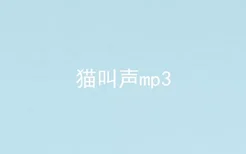 猫叫声mp3